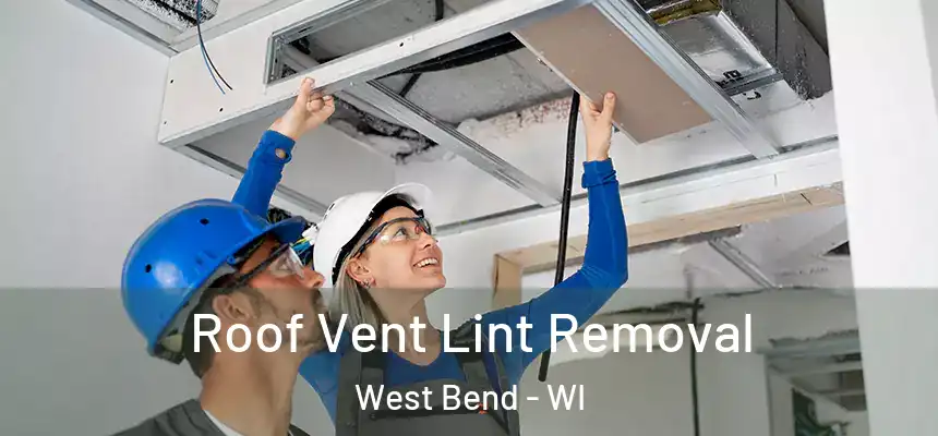 Roof Vent Lint Removal West Bend - WI